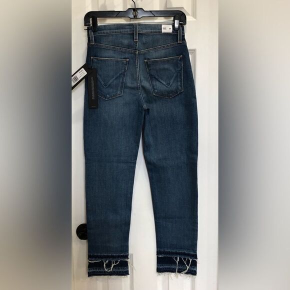 HUDSON - NWT L Sz 25 - Zoeey Straight-Leg Double Step Cropped Jean -Social Grace - Picture 5 of 16